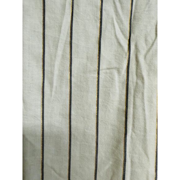 Old Navy Women Top Blouse Size XL Extra Large Ivory Stripe Long Sleeve NWT New - Picture 7 of 9